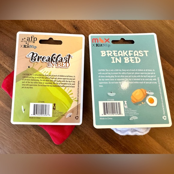 Bacon and Eggs Cat Toys - Picture 2 of 2